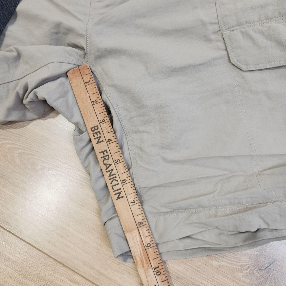 The North Face Shorts Mens Large 9" Beige Nylon Cargo Belted Hiking Outdoor - Picture 9 of 11